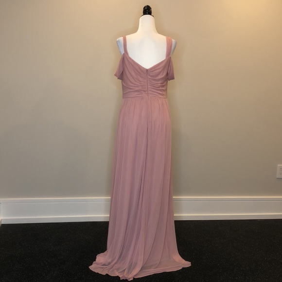 FINAL SALE! Pink Blush Maternity Formal Eva Maxi Dress - Picture 3 of 5